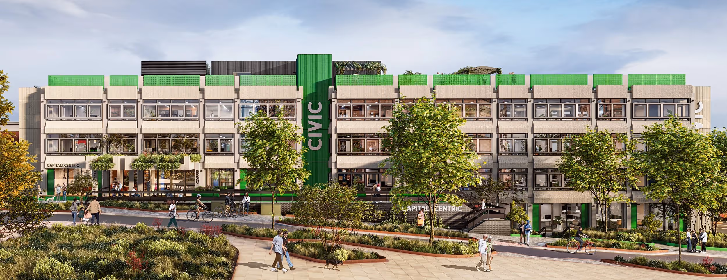 Capital&Centric reveal first look at sustainable overhaul of Wigan’s former civic centre