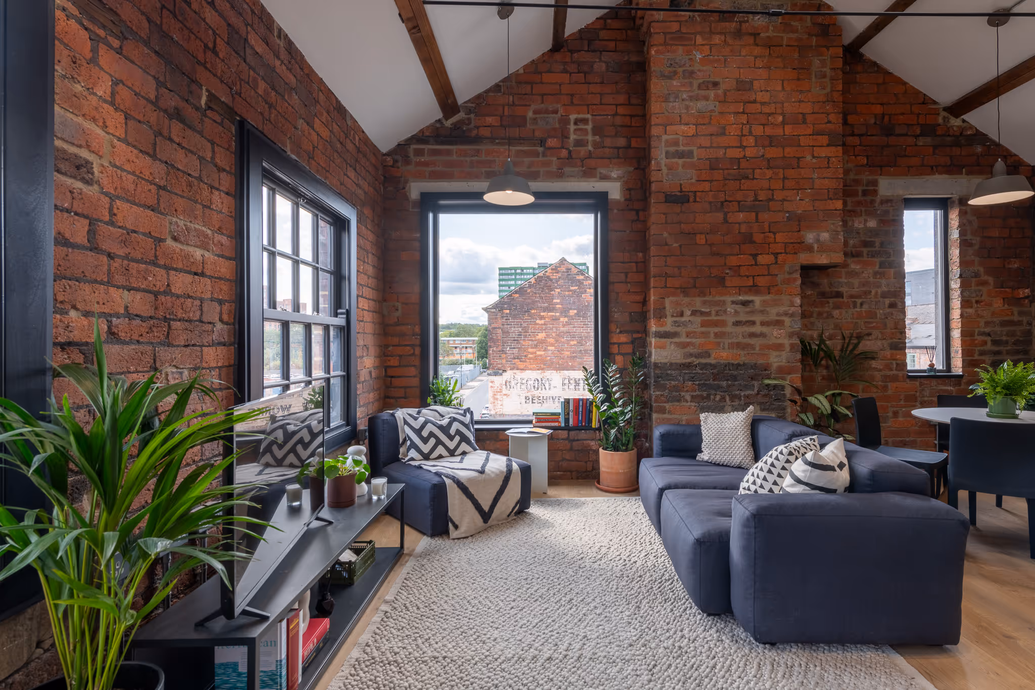 Living room of one of our home apartment developments. 