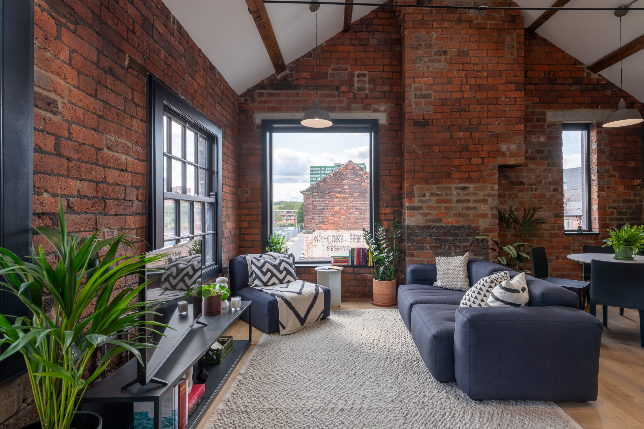 Living room of one of our home apartment developments.