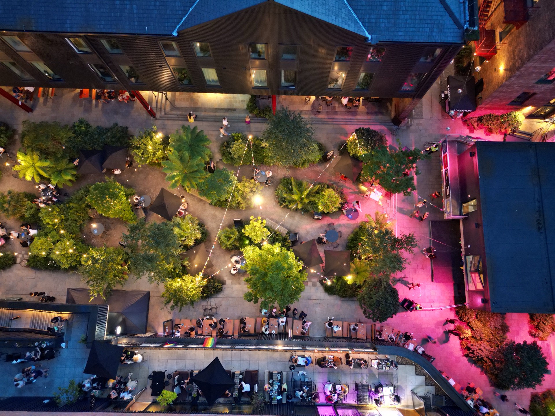 Birds eye view of a neighbourhood development by Capital & Centric 