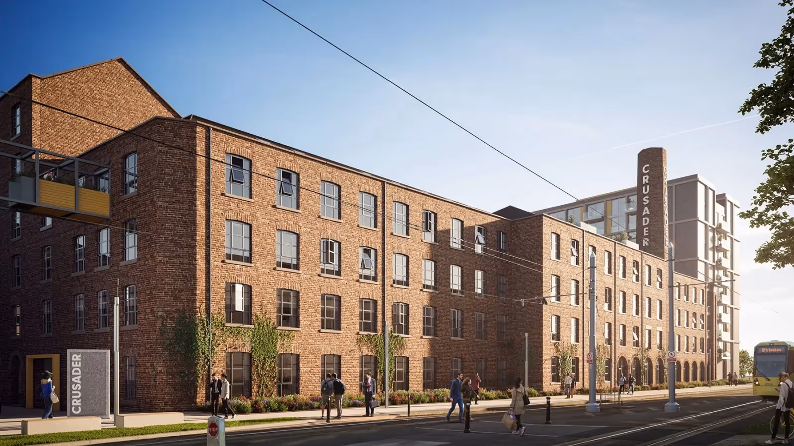 Crusader mill building cgi