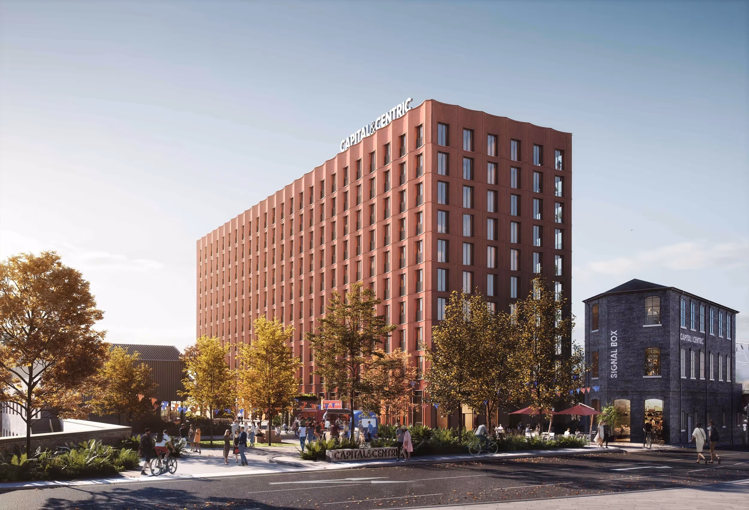 Cgi image of The Goods Yard building