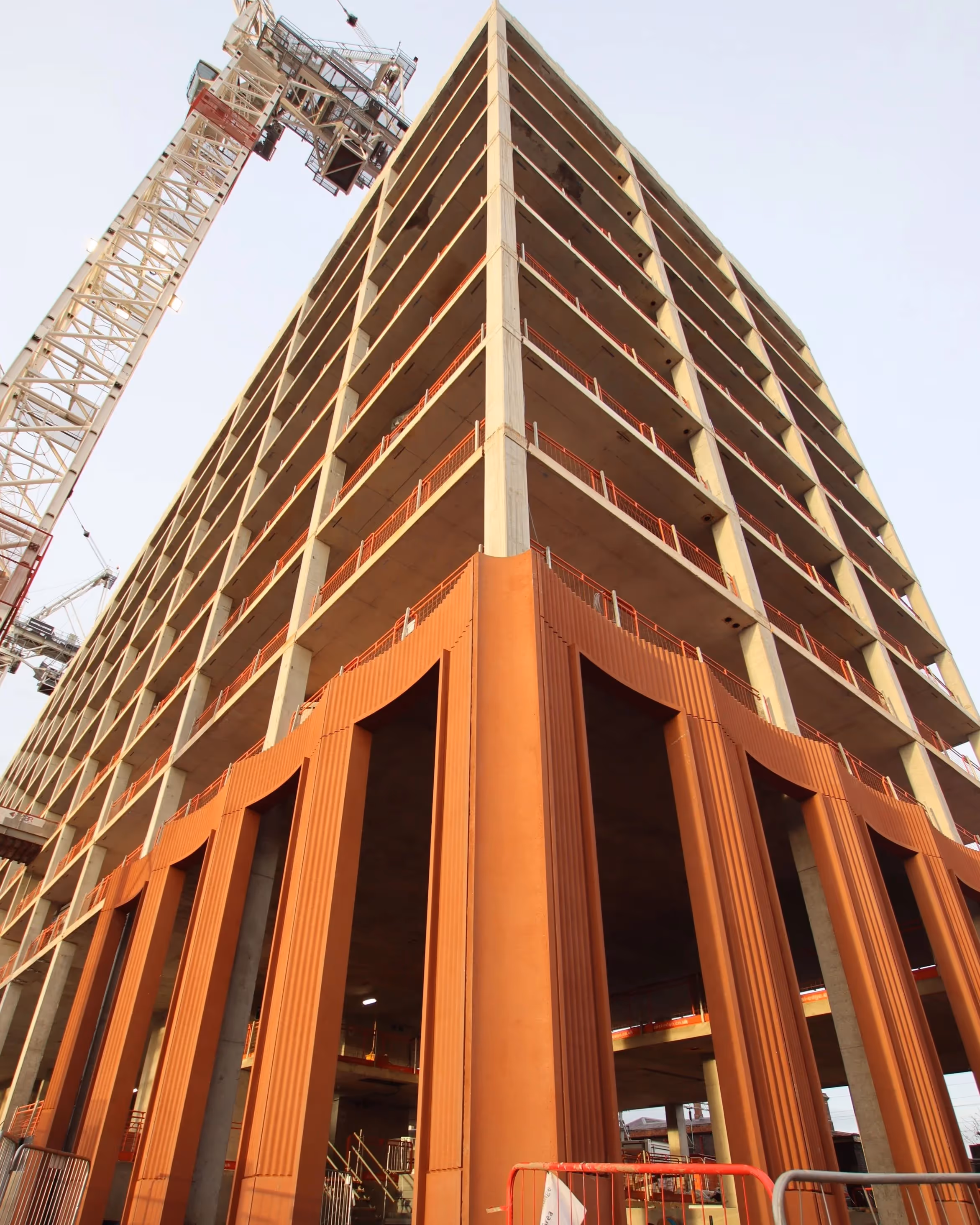 Building work at Goods Yard