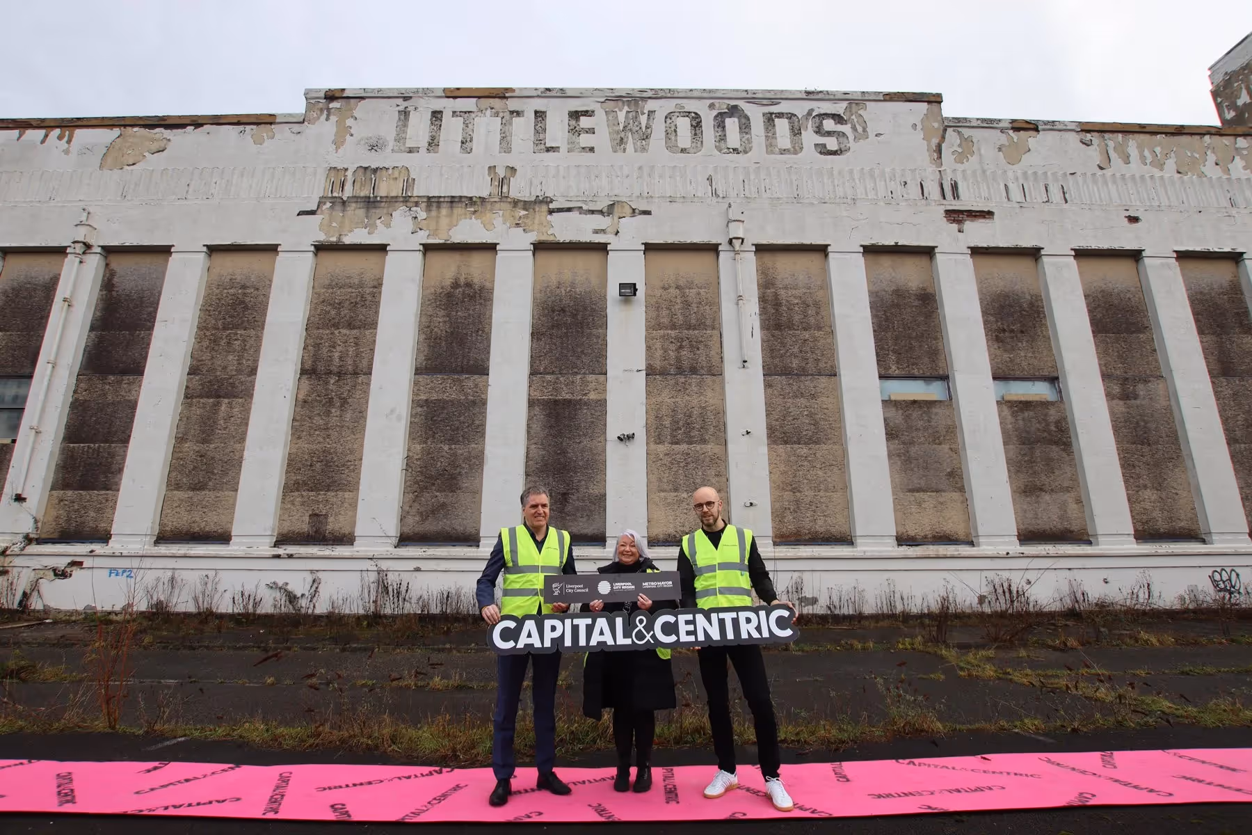 The outside of the Littlewood's building