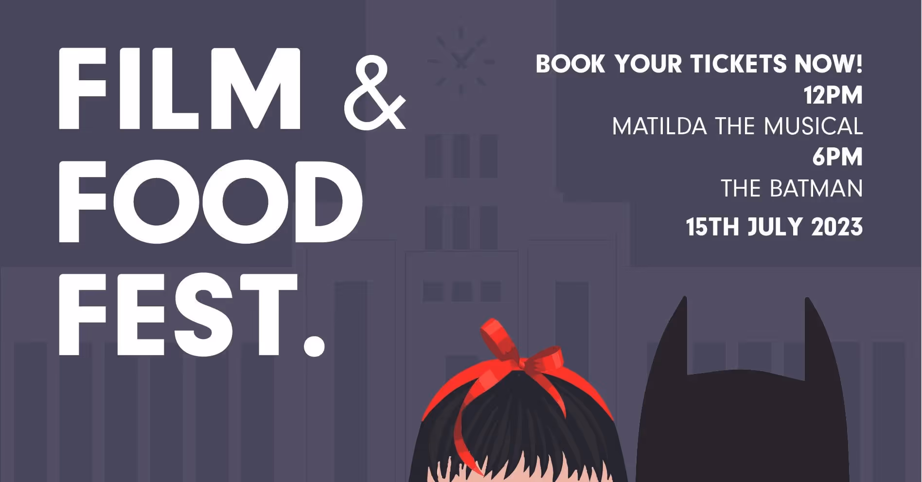 Littlewoods Film & Food Fest invite