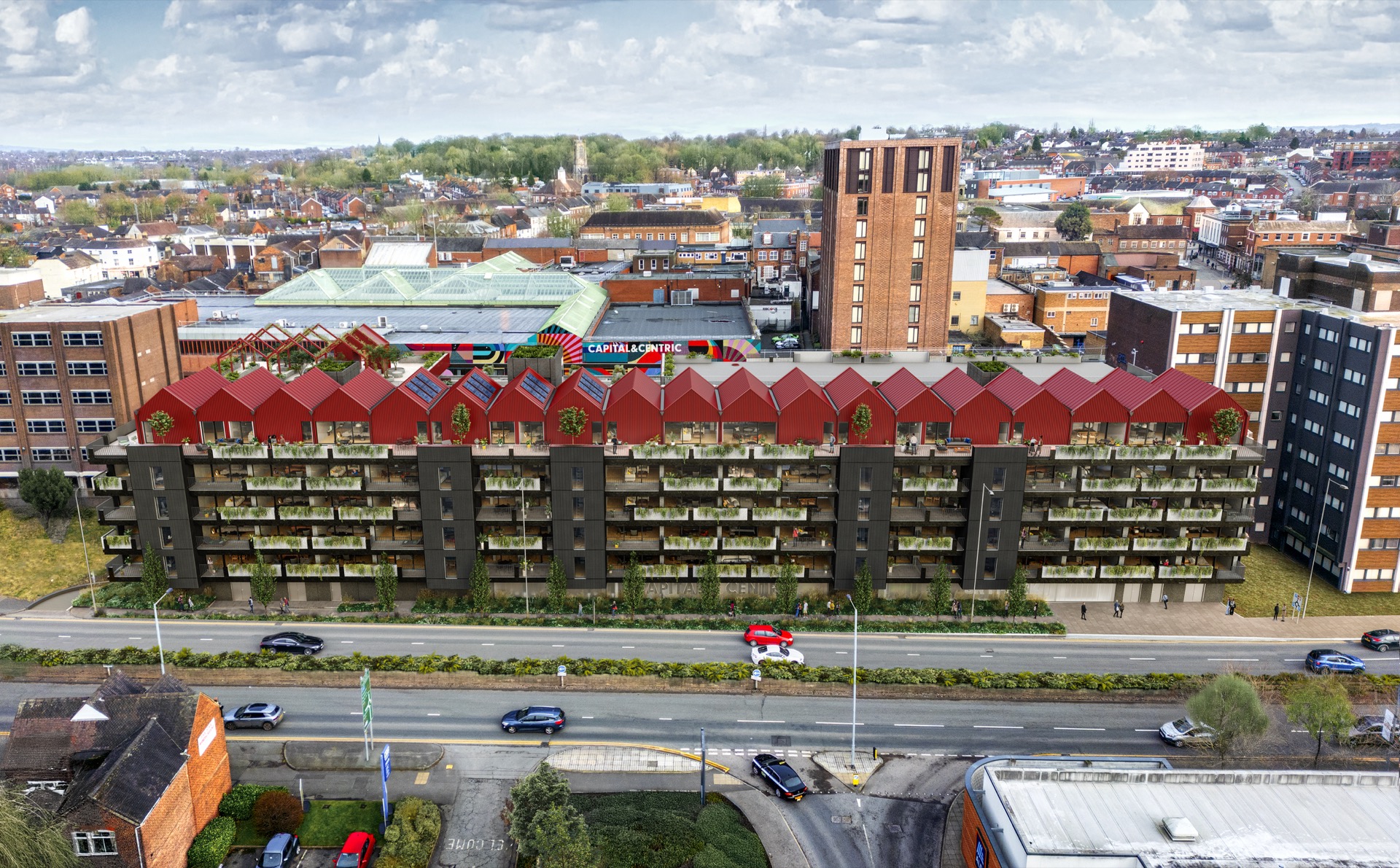 Midway car park Newcastle-under-Lyme Capital&Centric