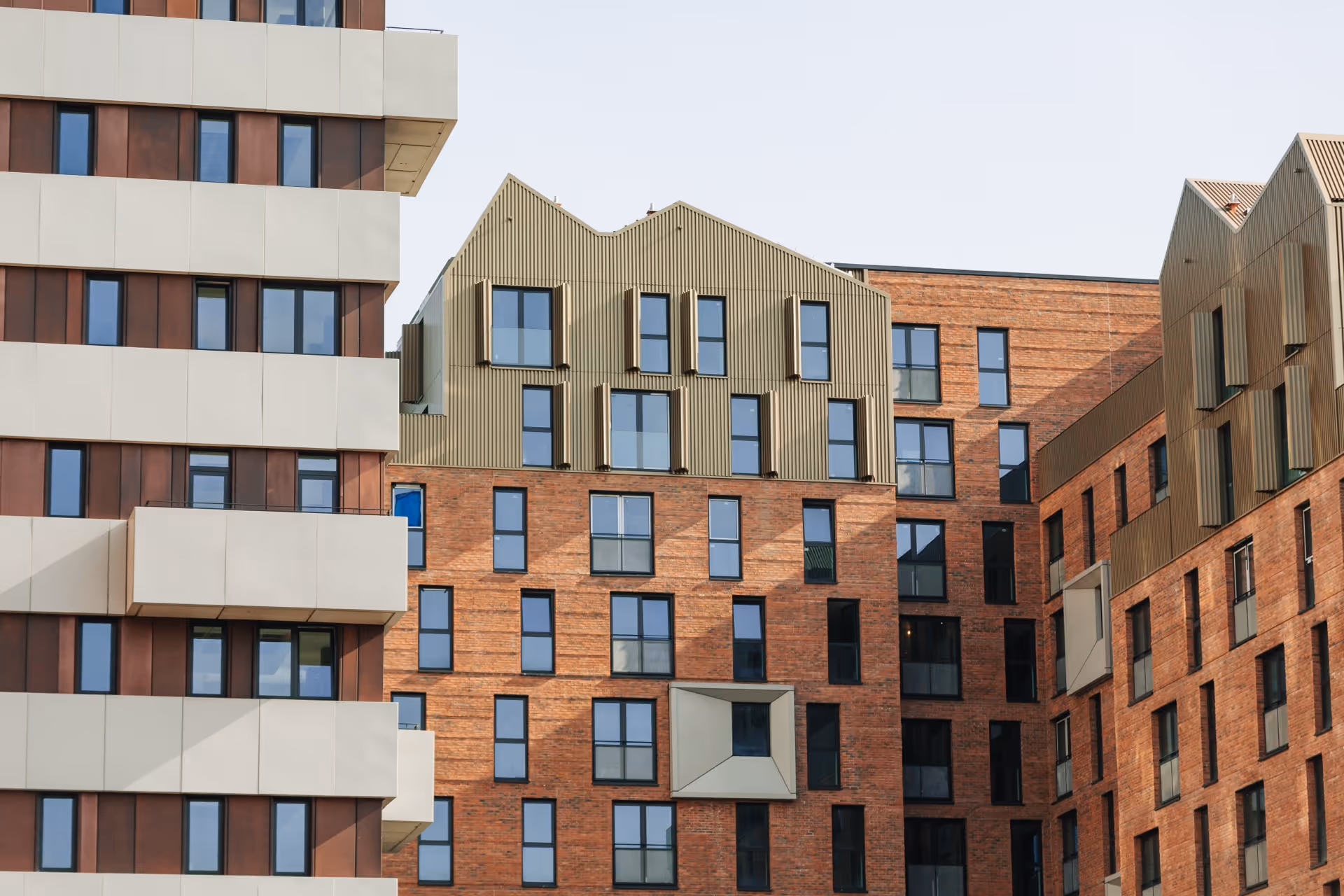The living area of a South Block Kampus apartment by Capital&Centric