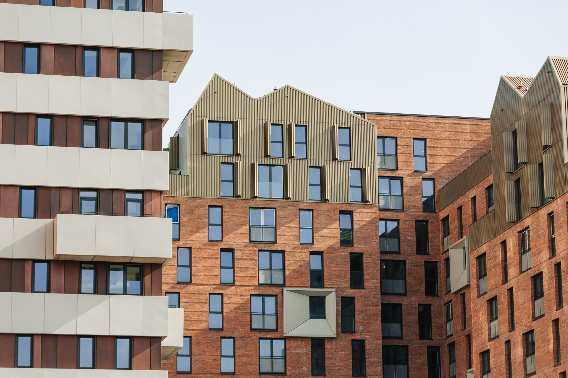 The living area of a South Block Kampus apartment by Capital&Centric