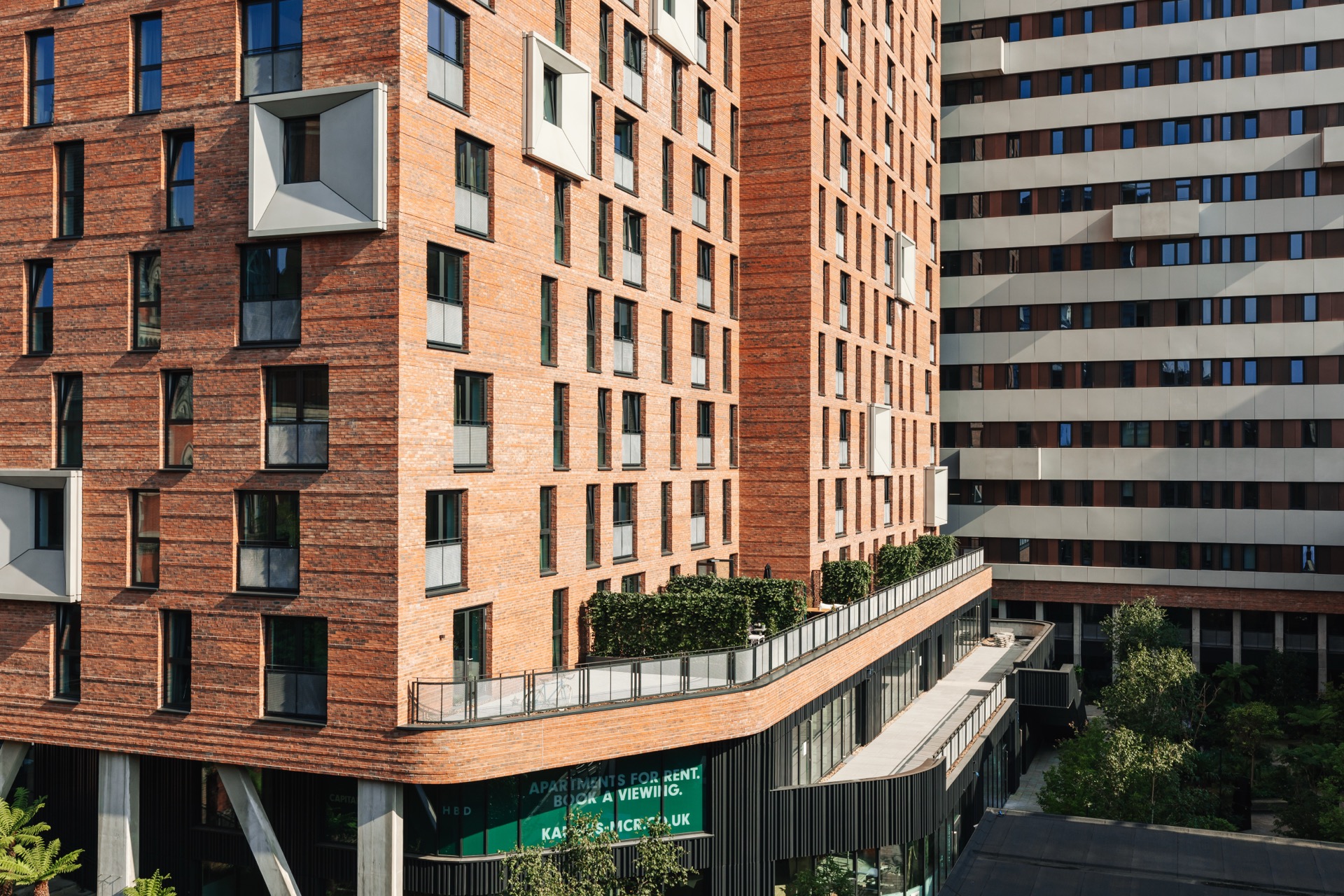 The interior of a North Block apartment in Kampus