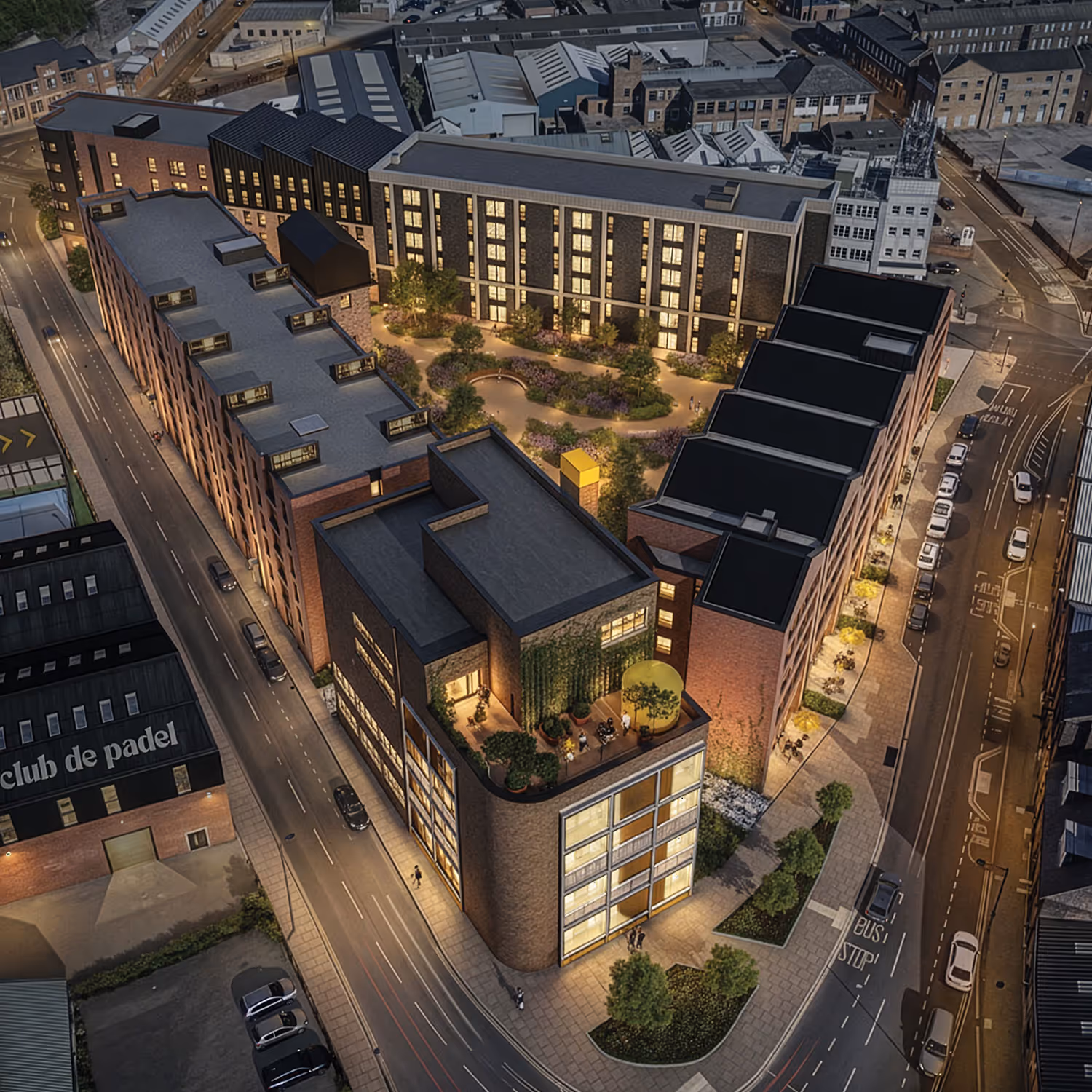 Cannon Brewery aerial view by Capital&Centric