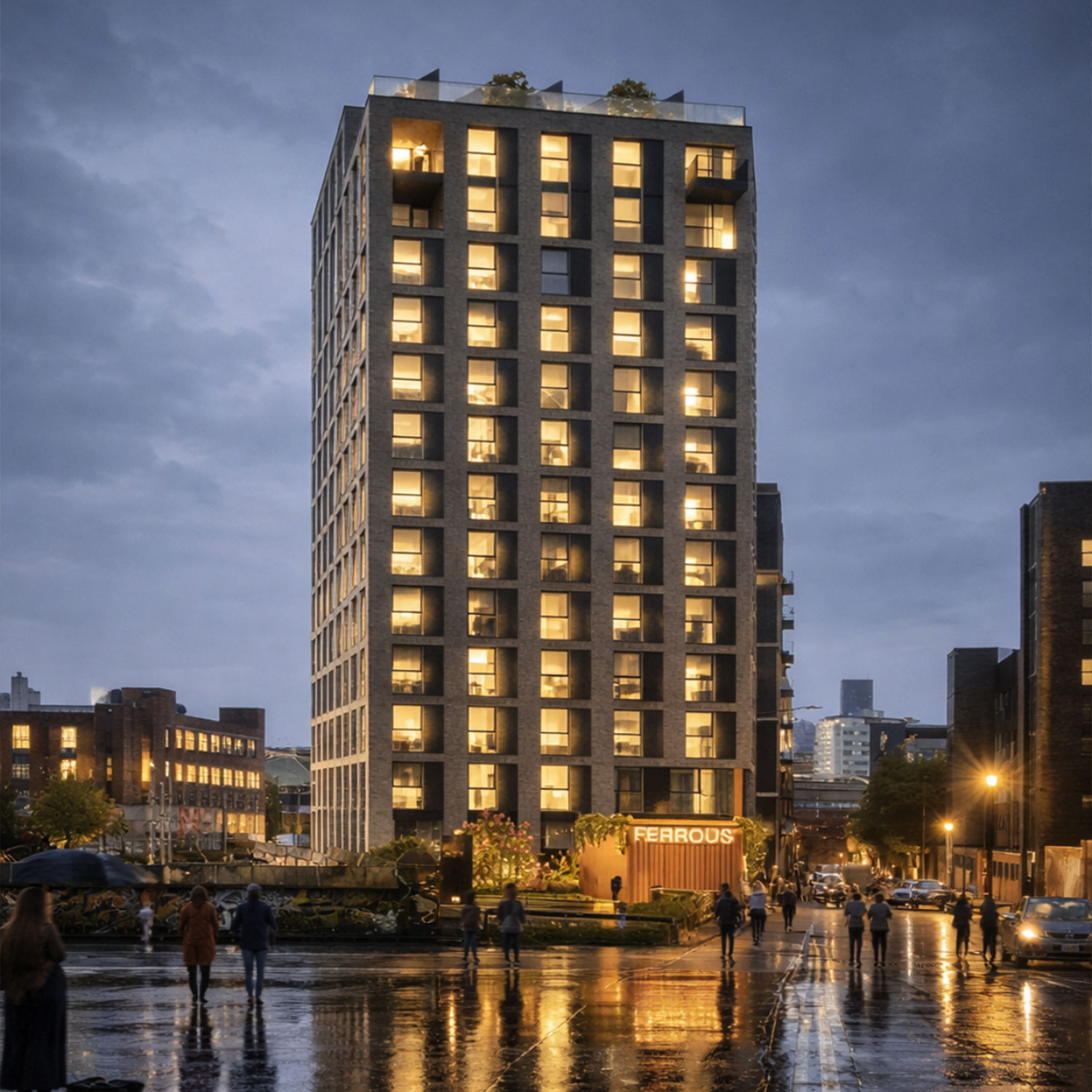 CGI image of Ferrous, Impact&Places housing partnership