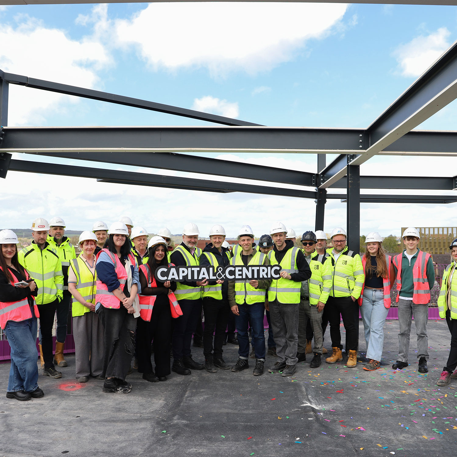 Astley Place topping out by Capital&Centric